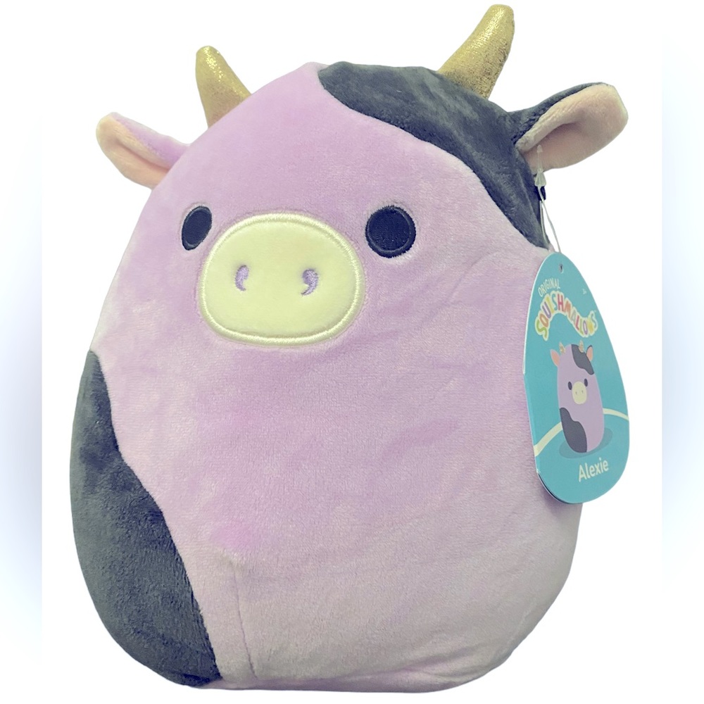 Squishmallow Alexie The Purple Cow NWT